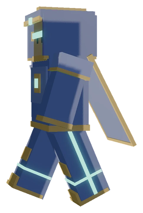 A player in the Founder set mid-stride, the cape streaming out behind